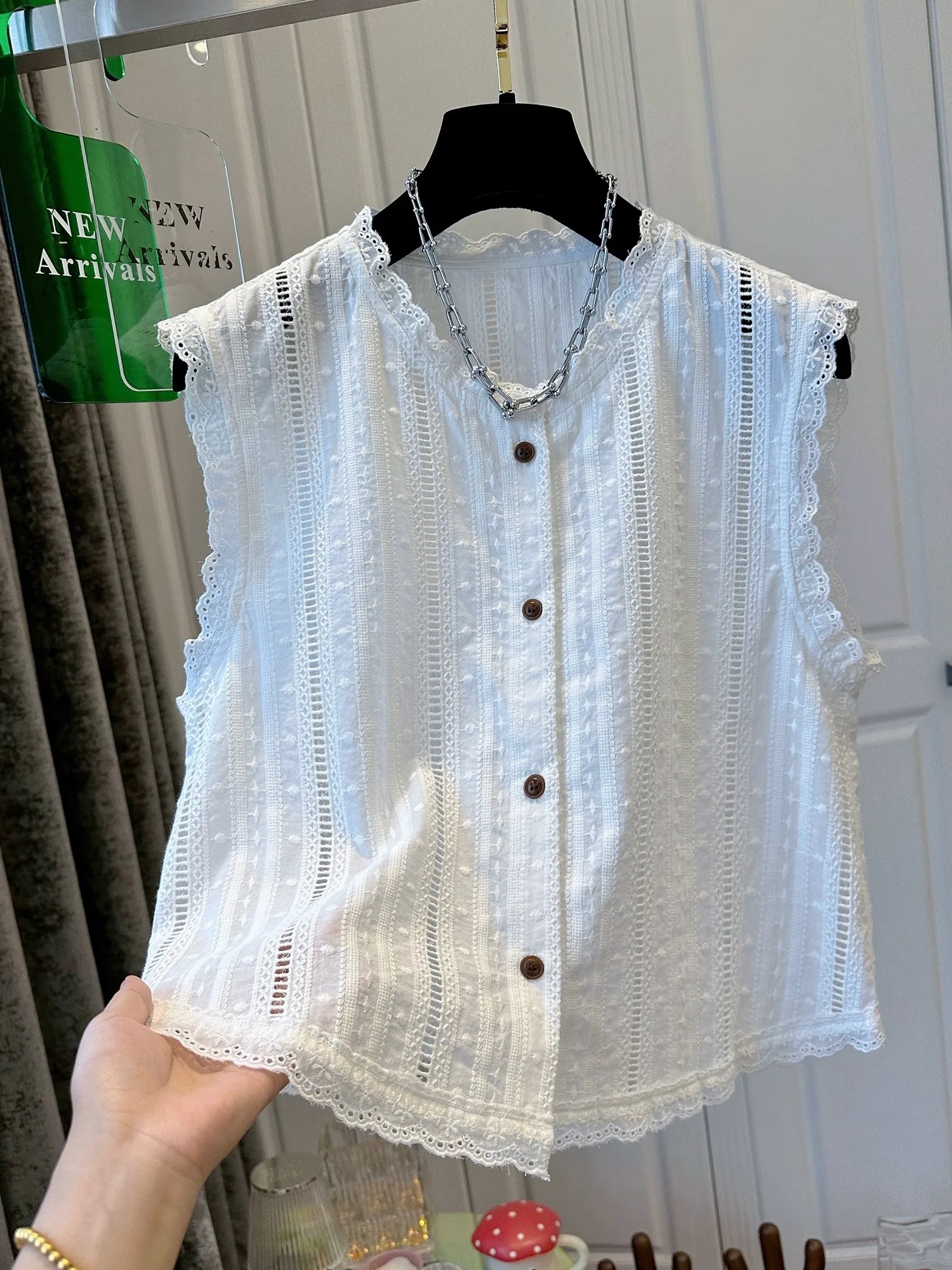 

Женская летняя блузка больших размеров с вышивкой и кружевом, ажурная, уникальная, комфортная, дышащая