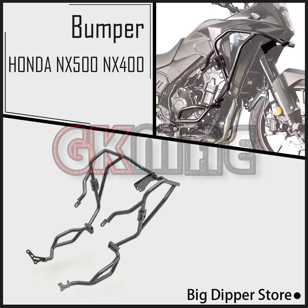 

New For HONDA NX500 NX400 NX 500 NX 400 Motorcycle Modification Bumper Full-coverage Anti-fall Bumper Protective Bar
