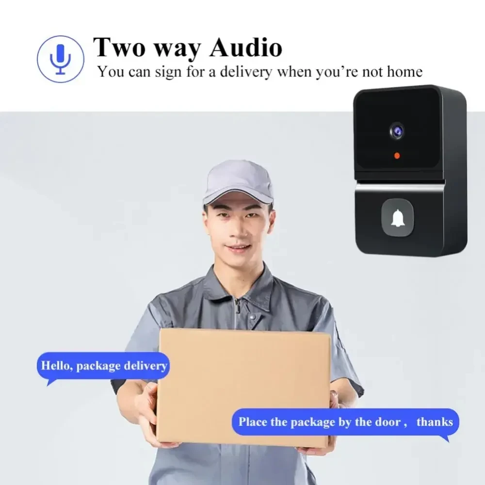 Xiaomi MIJIA Wireless Doorbell WiFi Smart Home Outdoor HD Camera Security Door Bell Night Vision Video Intercom Voice Change 