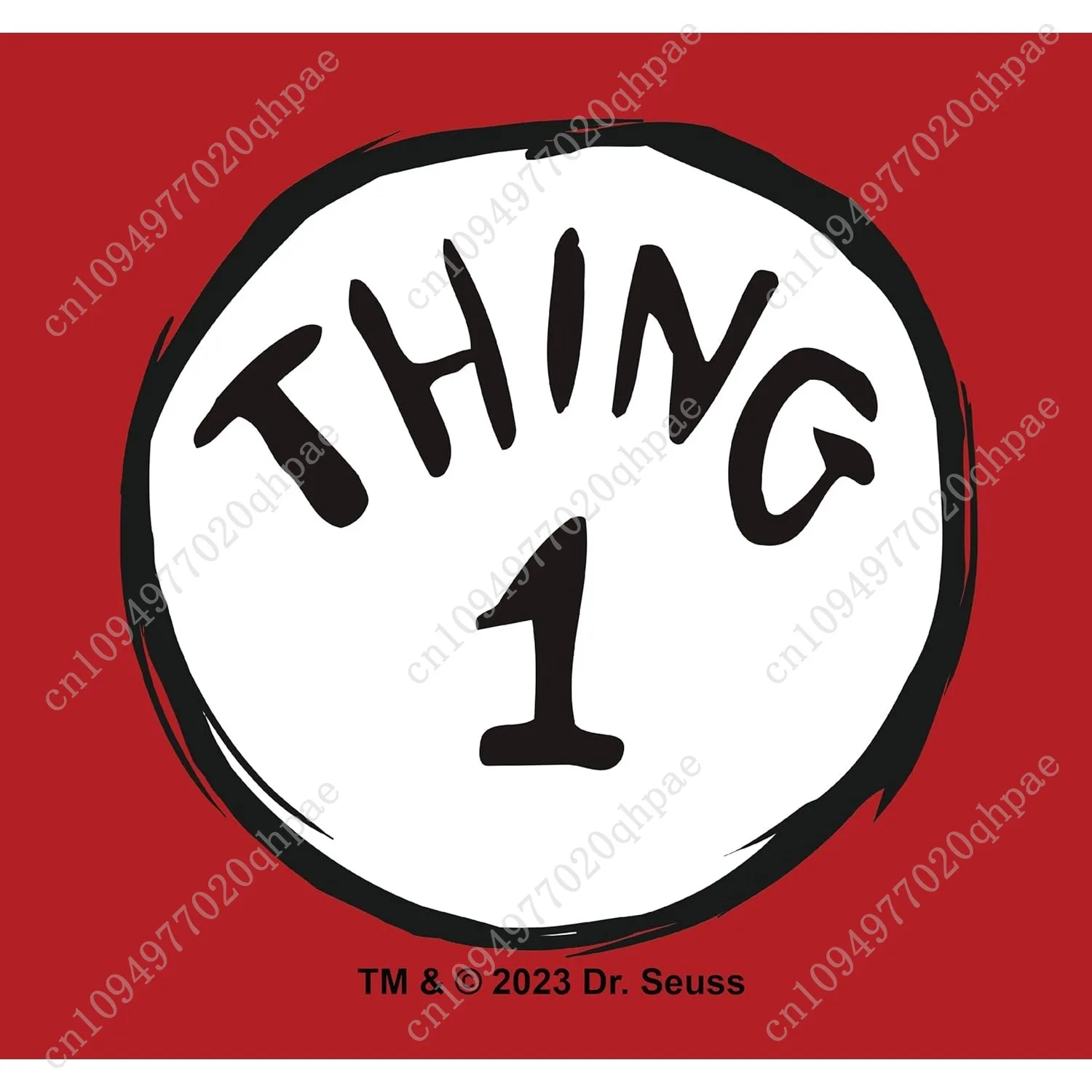 Молодежная футболка для мальчиков Dr. Seuss Thing One Two Cat in The Hat