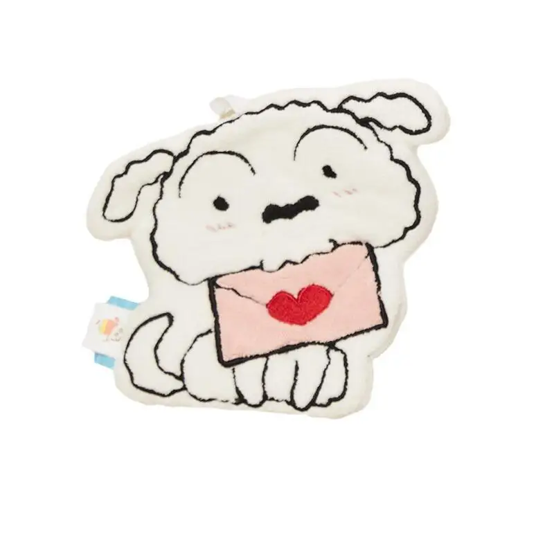 Crayon Shin Chan Coral Velvet Hand Towel Absorbent Soft Fabric Towel for Home Kitchen Bathroom Daily Decoration Birthday Gift