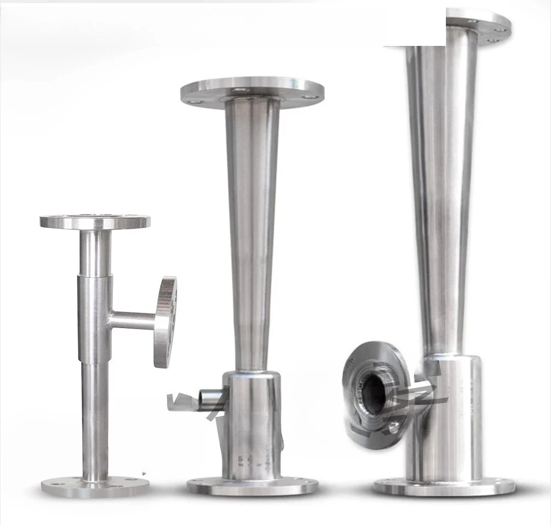 1PC WGP Stainless Steel Venturi Jet Static Fluid Air Water Powder Pipe Mixer