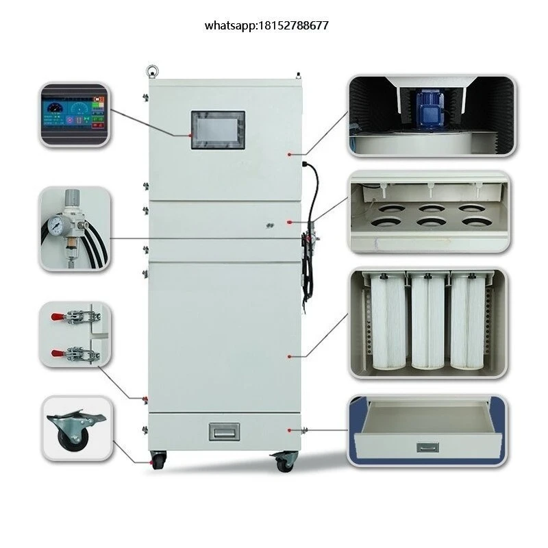 Manufacture Industrial Cartridge Filtration Dust Collector,Welding Grinding Fume Smoke All-in-one Ventilation System