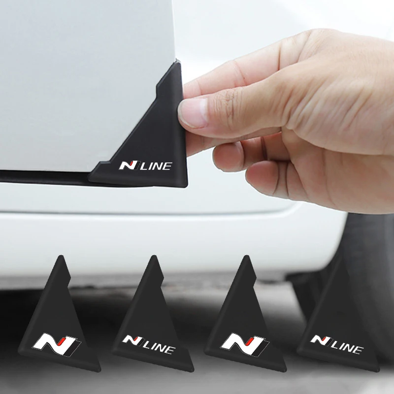 

2Pcs New Car Door Corner Protection Decals Stickers For Hyundai i10 i20 i30 NLine Sonata Tucson Azera Elantra Veloster Kona