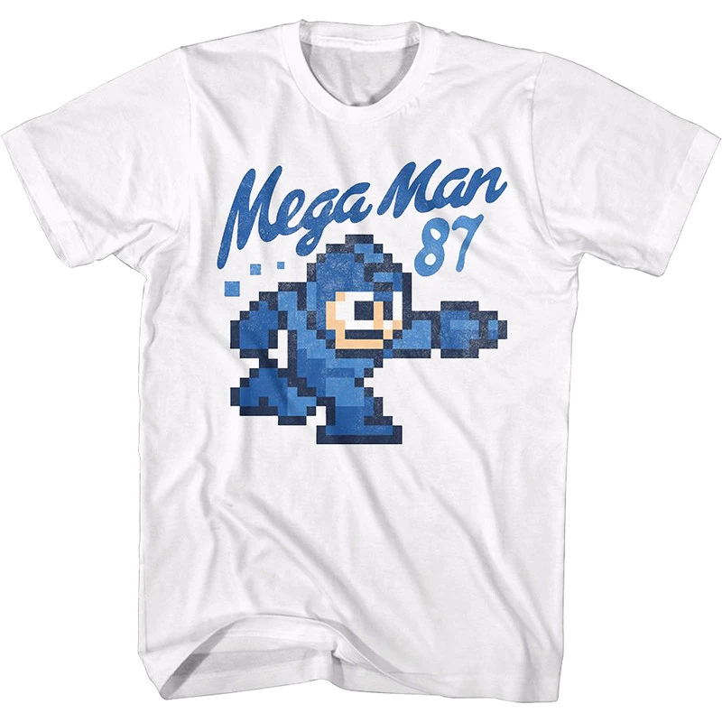 Camiseta Pop 1987 Rockman Classic Game Zero para hombre, Mega Man, estilo unisex de lujo de alta gama, tanto para hombres como para mujeres