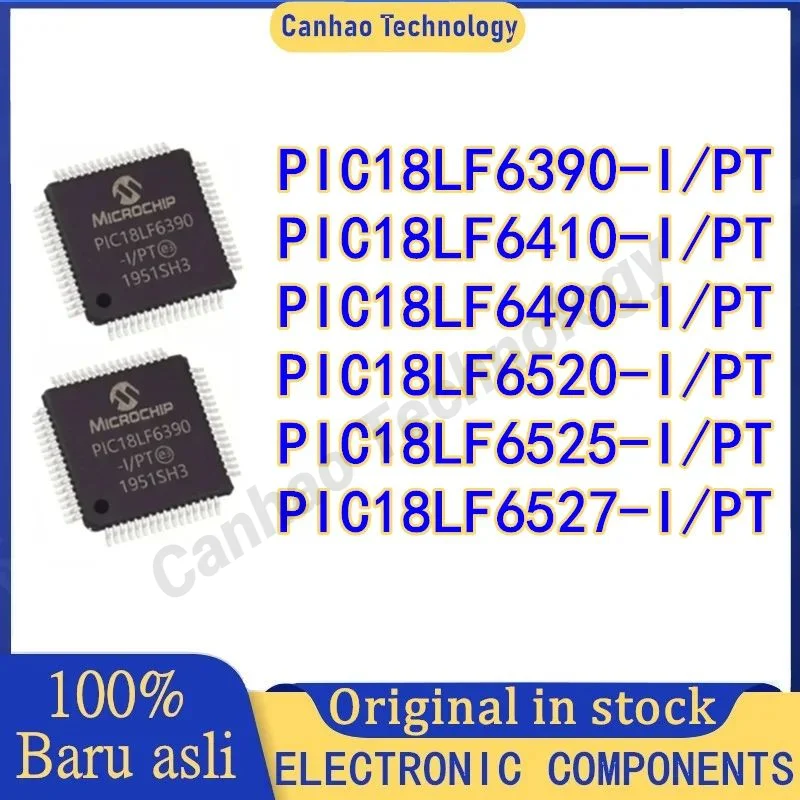 PIC18LF6390-I/PT PIC18LF6410 PIC18LF6490 PIC18LF6520 PIC18LF6525 PIC18LF6527-I/PT IC MCU Chip TQFP-64 in stock