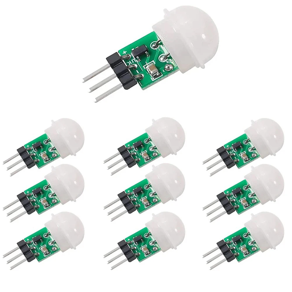 1/2/5/10pcs Mini IR Pyroelectric Infrared PIR Motion Human Sensor Automatic Detector HC-SR312 Module AM312 Sensor DC 2.7 to 12V
