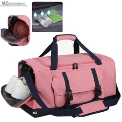 Gym Bags Fitness Entertainment Women's Academy Yoga Shoulder Packing For Training Basketball Soccer Weekend Travel Men's Sports