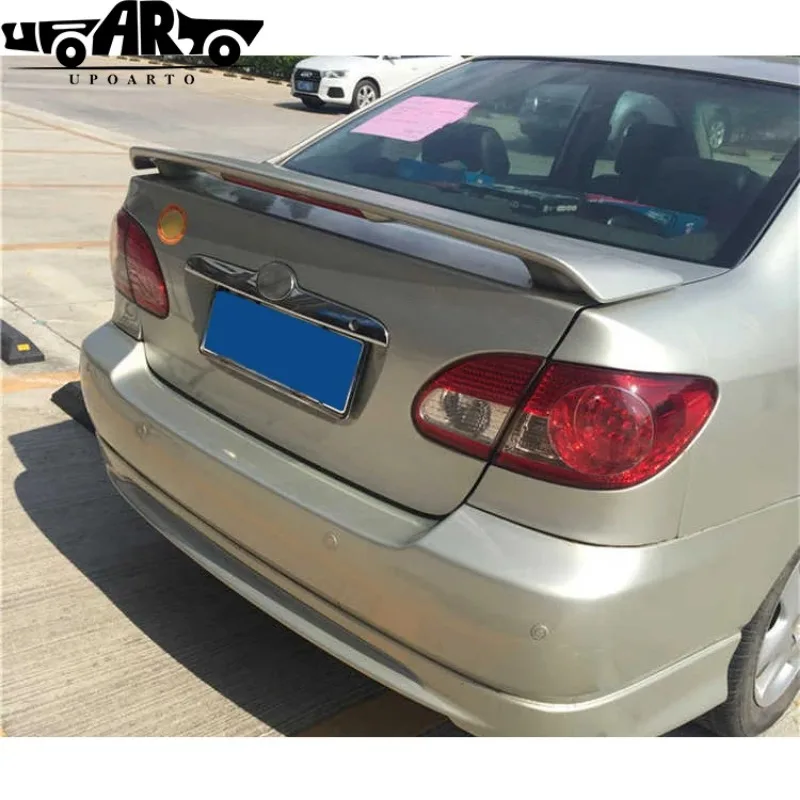 Spoilers Factory Better New Design ABS Plastic Rear Boot Spoiler For Wing Toyota Corolla 2003 2004 2005