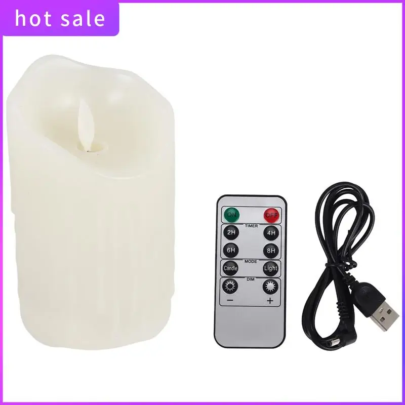 

LICG-LED Candles, Flickering Flameless Candles,Rechargeable Candle, Real Wax Candles With Remote Control
