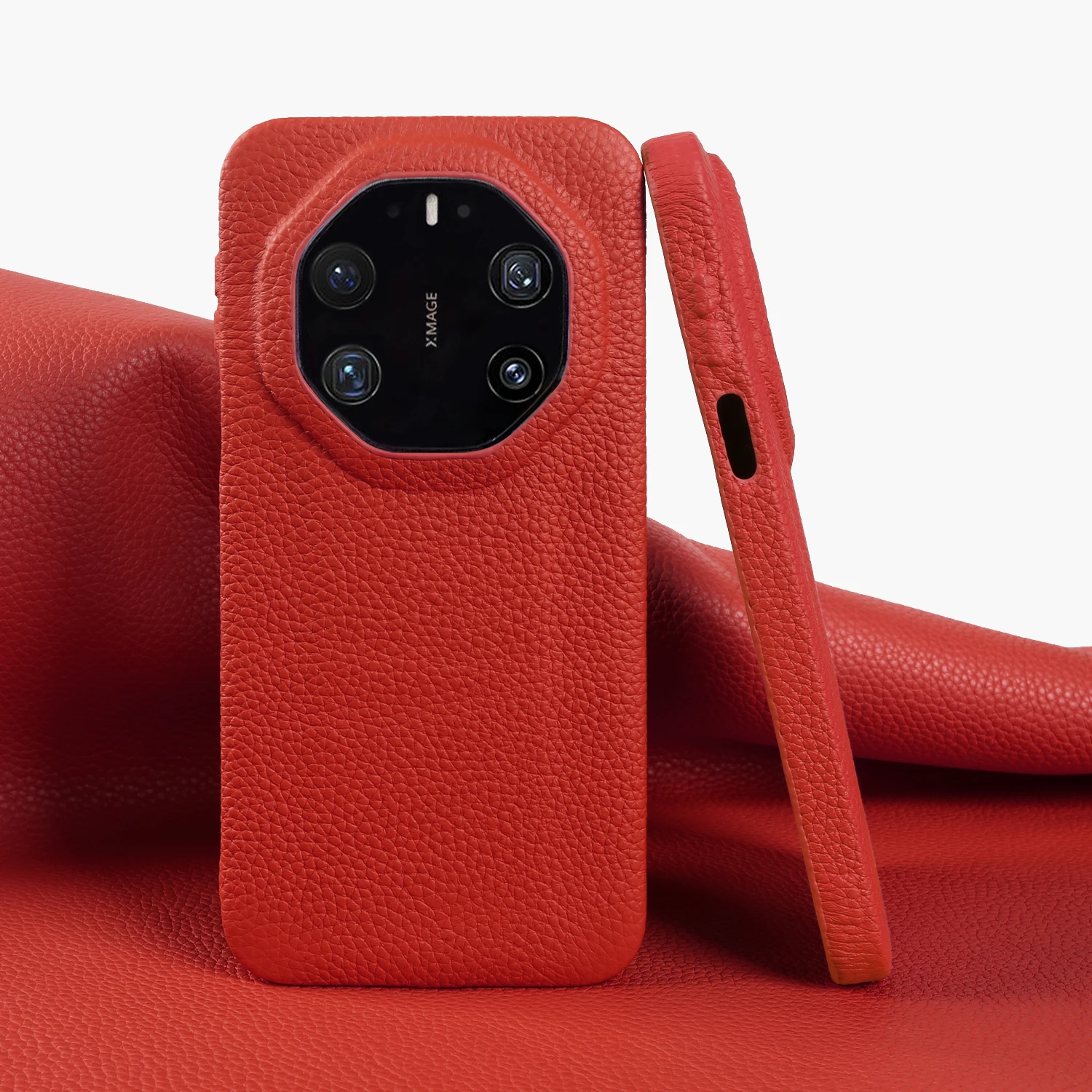 

Premium Lychee Pattern Genuine Leather Case For Huawei Mate 80 RS Pro Max 70 Air Pura 70 80 Pro Plus Ultra Back Cover Phone Case