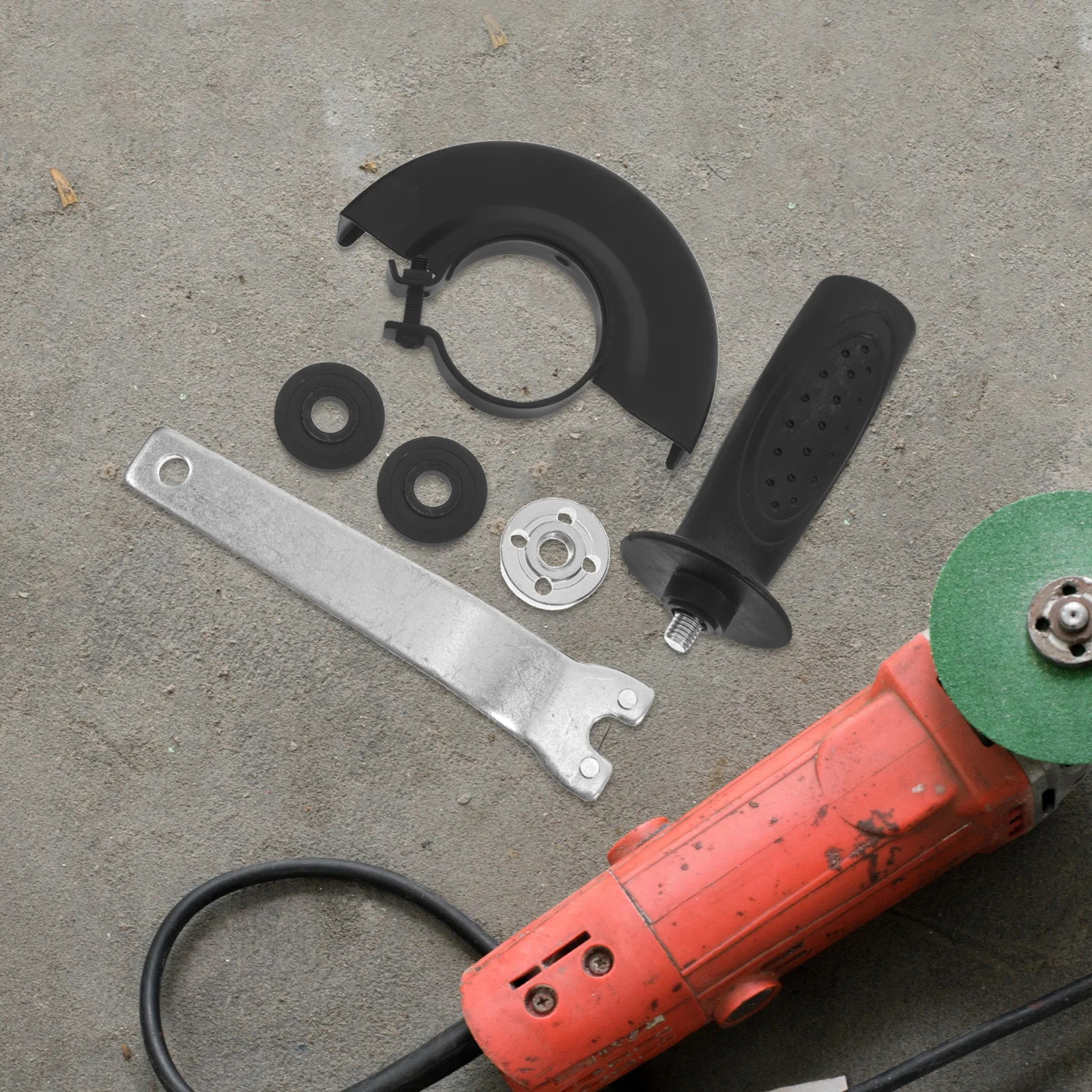 Accessoires de meuleuse d'angle, adaptateur d'arbre de 10Mm, écrou extérieur de 14Mm, conception de verrouillage triangulaire pour carrelage, bois, métal, accessoires d'angle, 6 pièces