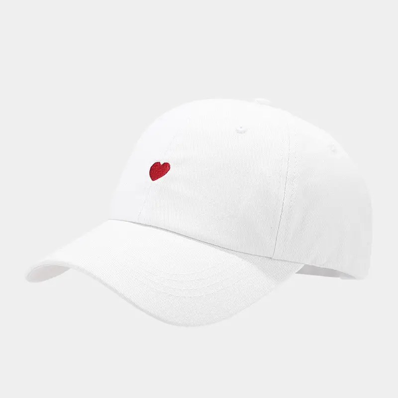 2023 Spring Cotton Cartoon Love Embroidery Casquette Baseball Cap Adjustable Snapback Hats for Men and Women 145