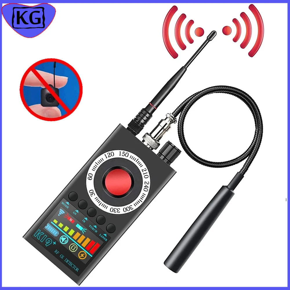 K19 Hidden spy camera Detector RF Signal Gsm Sound Wiretapping GPS Tracker Spy Things Devices Detector spy gadgets professiona