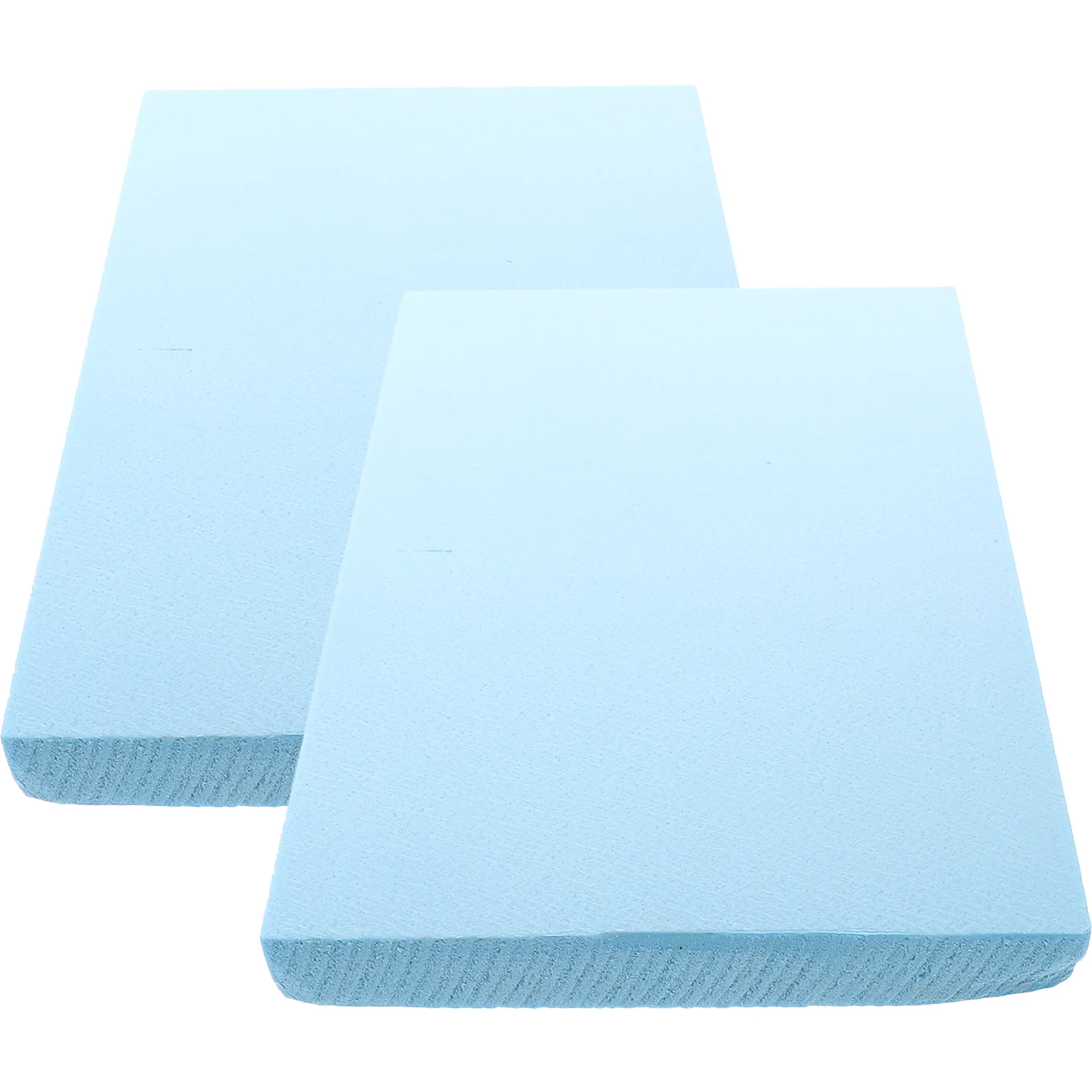 2 Pcs Blue Foam Board Diorama Sponge Thick Air Dry Clay for Kids Model DIY Material Making Rectangle