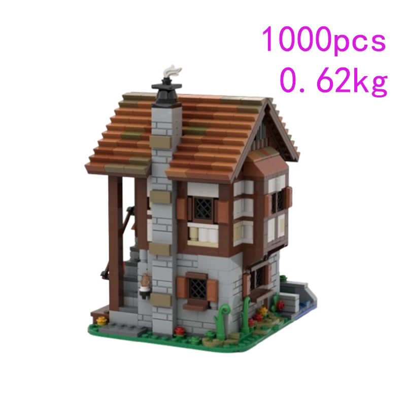 

32 Spot MOC -172960 1000pcs Castle Small Particle Assembly Building Blocks Educational Toy Model Gift Set Ornaments