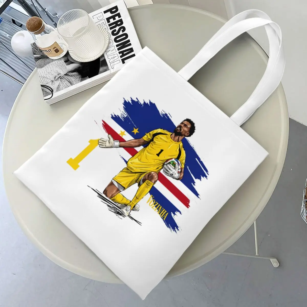 Cabo Verde Shopper Bag Vozinha Custom Shopping Bags Ladies Casual Tote Bag Polyester Streetwear Student Handbags