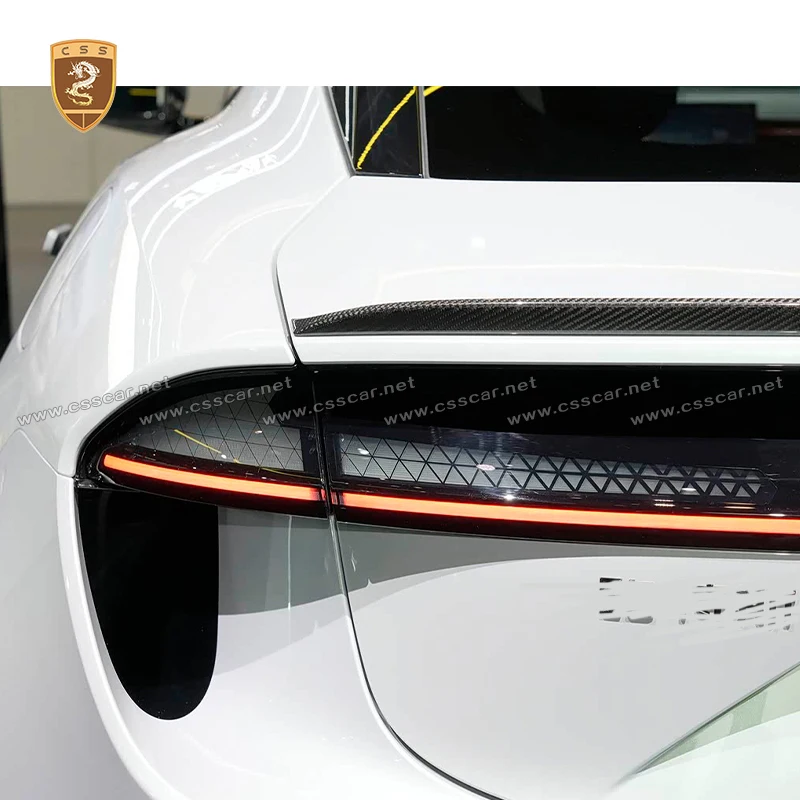 Wholesale NEW Styling Dry Carbon Fiber Car Rear Trunk Lid Roof Spoiler Wing For Lotus Emira 2021 2022 Duck-tail Wing Decoration