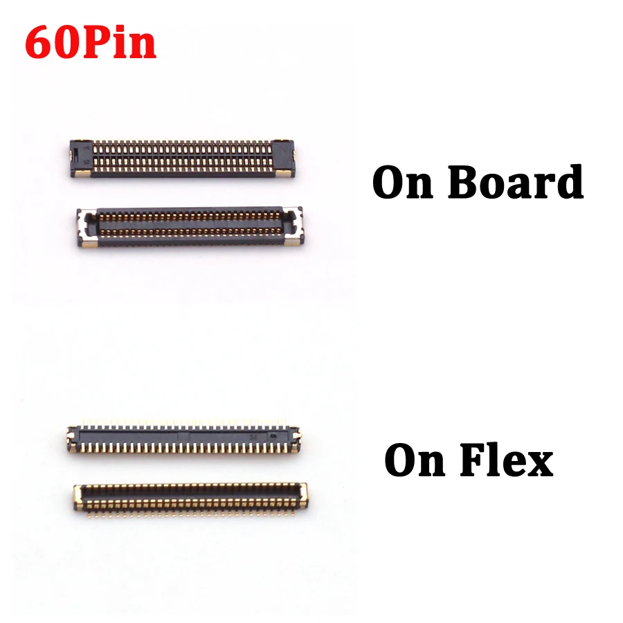 2-10pcs LCD Display Screen Flex FPC Connector For Xiaomi Hongmi 9A 9C Redmi Note9 Note 9 4G Plug Jack On Board Motherboard 60Pin