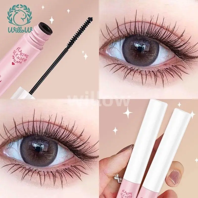 Slanke Mascara Waterproof Langdurige Verlenging Wimpers Verlenging Curling Mascara Zwarte Wimper Make-up Cosmetisch