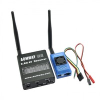 AOMWAY FPV 5.8G 1000mw Transmitter Receiver TX +TX VTR & VTX 15CH Telemetry Fatshark ImmersionRC Compatible