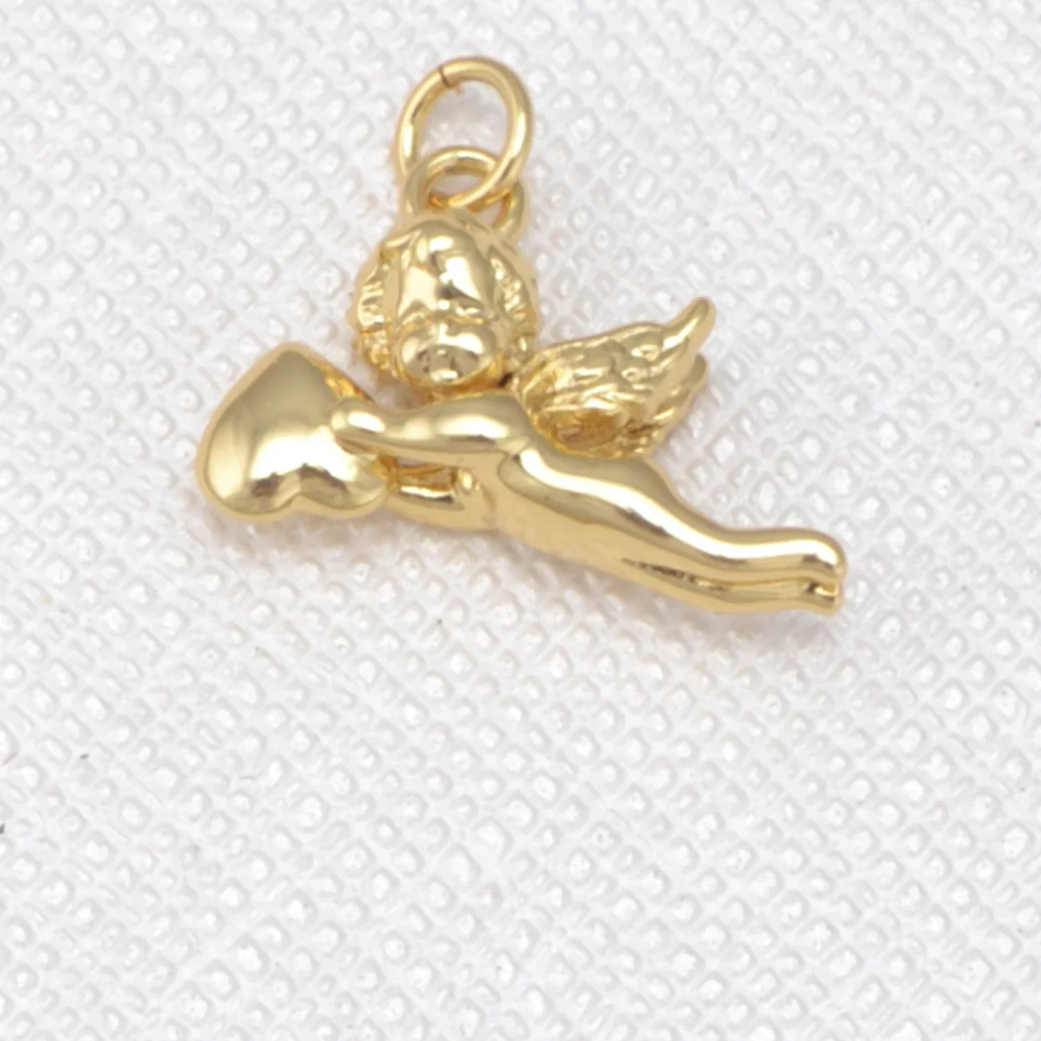 15 Pcs Copper Gold Plated Pendant DIY Jewelry Making Supplies for Women Bear Cupid Earring Necklace Retro Accessories Wholesale