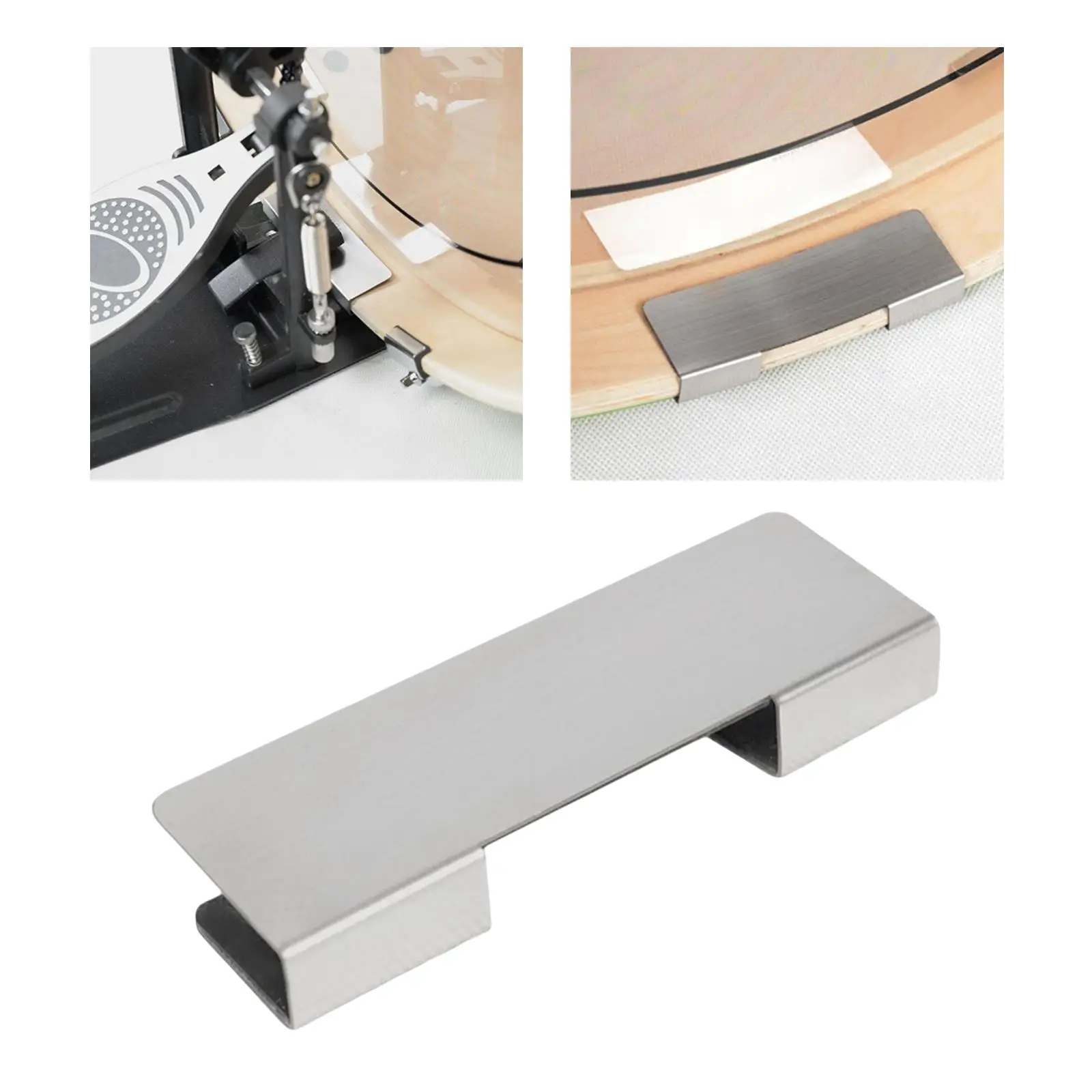 Bass Drum Hoops Protector Reserveonderdelen Roestvrijstalen vervangende onderdelen Drumstel