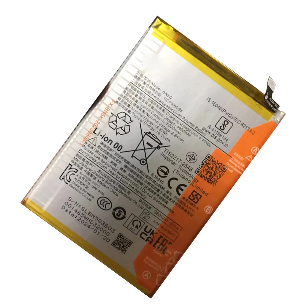 Original BN5Q For Xiaomi Redmi13C Redmi12C 23124RN87C Mobile Replacement Battery Batteries Fast Shipping+Free Tools