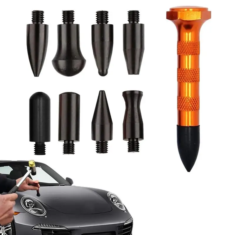 

Auto Dent Puller Kit 9pcs Car Body Dent Repair Tool Set Auto Dent Puller With Hails Dent Removal Kit For Most The Car Dents