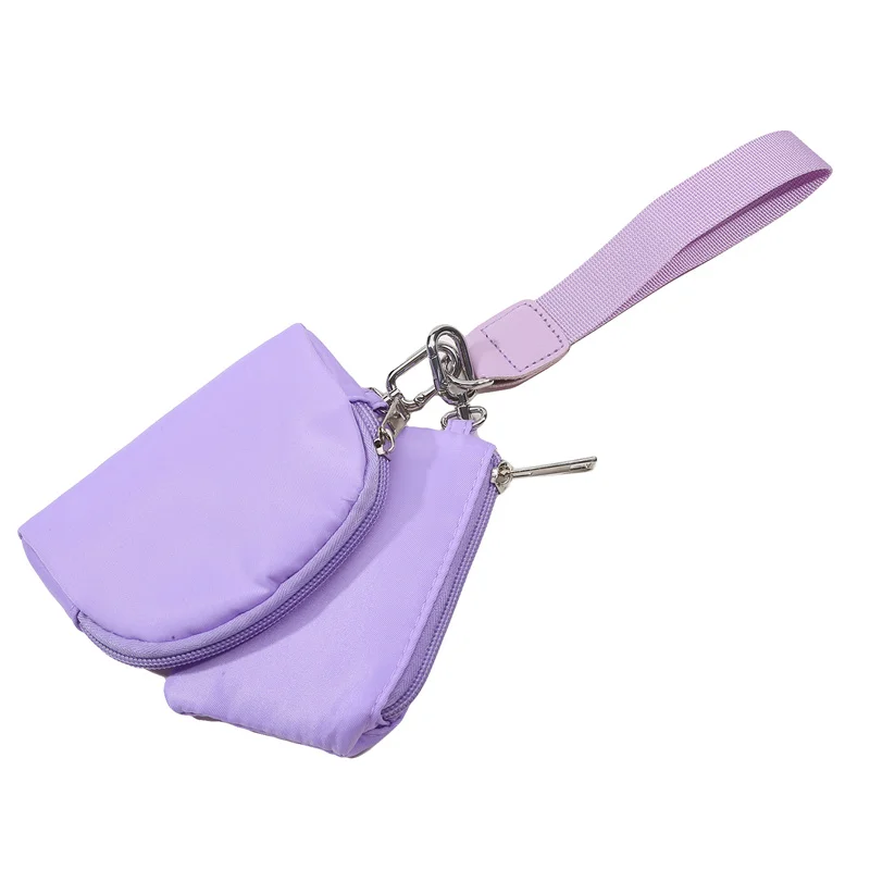 Mini Wallet For Women Coin Purse New Fashion Small Wrist Bag High-quality Thicken Coin Wallet Zipper Closure Solid Candy Colors