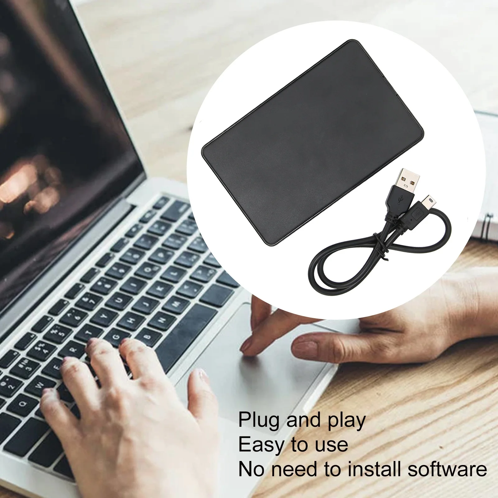 

Жесткий диск для хранения данных, 2,5 дюйма, портативный USB3.0, портативный высокоскоростной внешний жесткий диск для передачи данных для женщин