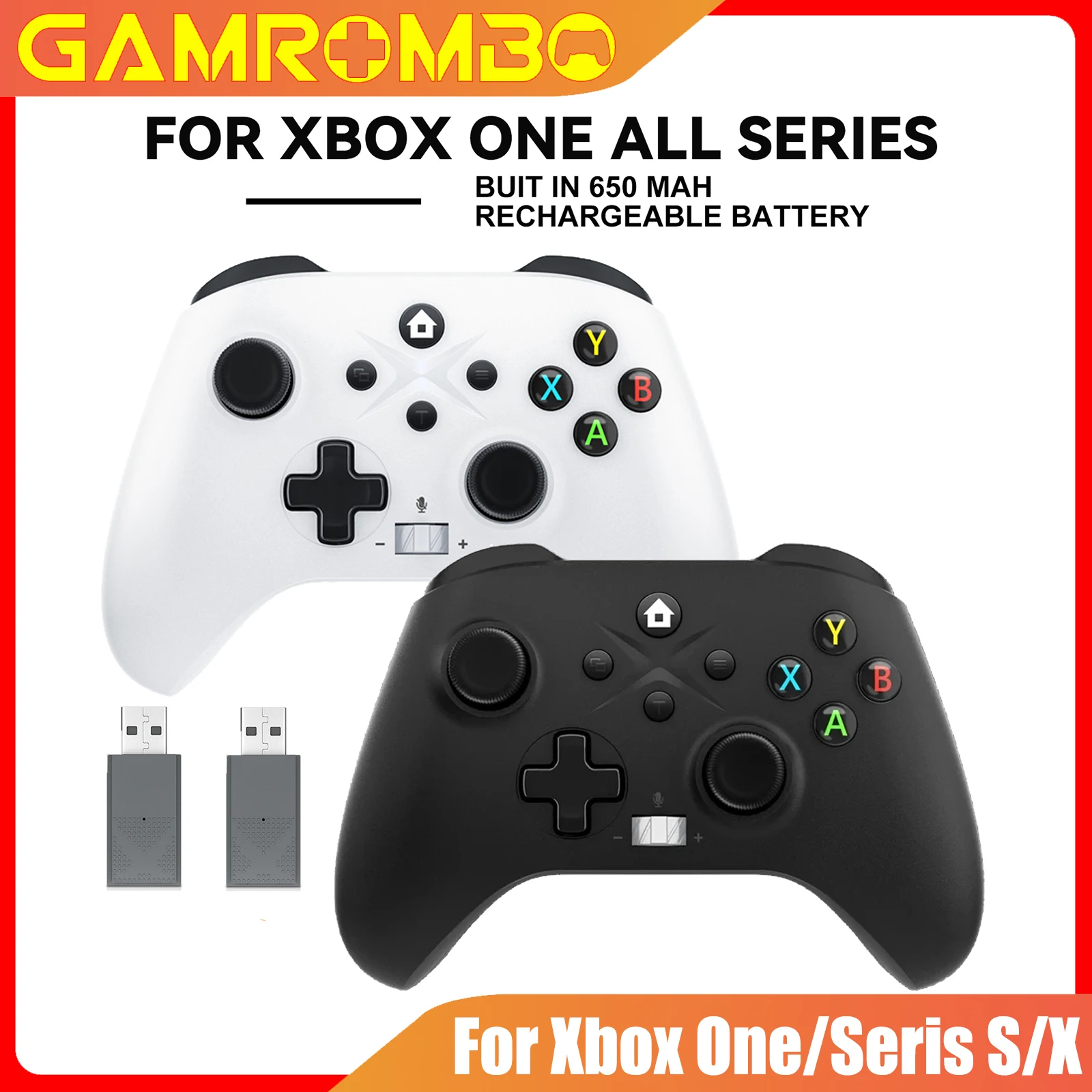 

Controller For Xbox One/X/S/Series X/S/PC Gamepad 2.4G Wireless Joystick 6Axis Vibration Hall Effect Video Game Control Rocker