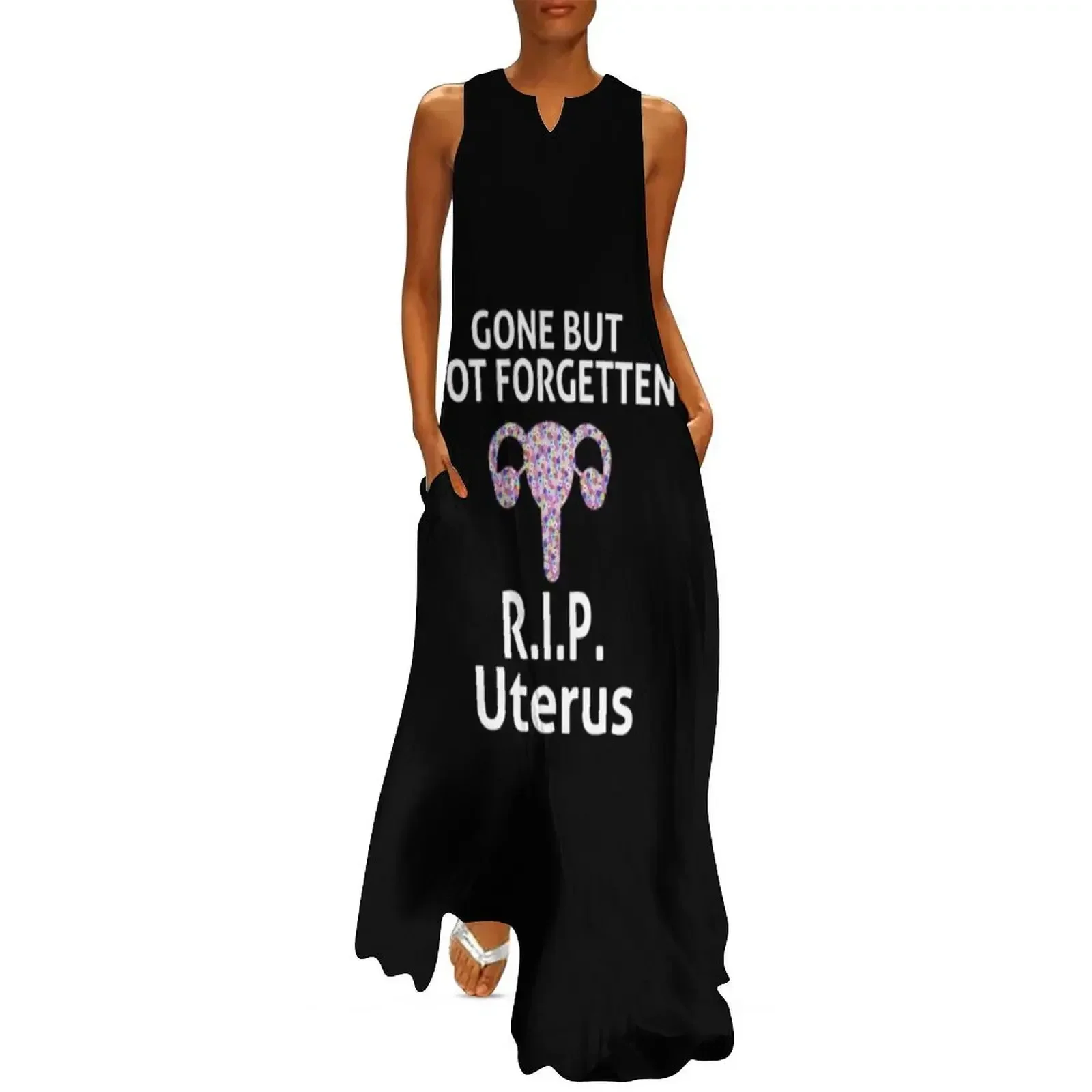 

Uterus gone but not foregetten gift Long Dress Long dress dress women summer 2025 Elegant gown evening woman