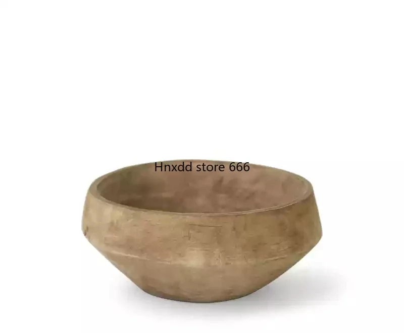 Log wabi-sabi fruit plate ornament