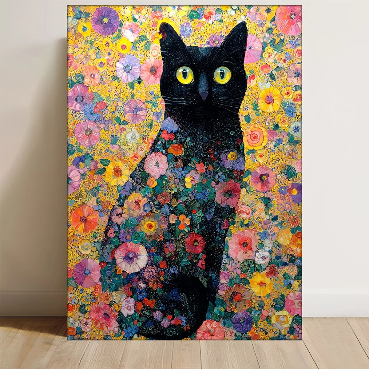 

500/1000/1200/2000PCS Puzzles for Adults Klimt Flower Cat Art Painting,Jigsaw Puzzles Brain Games Gifts Home Decor
