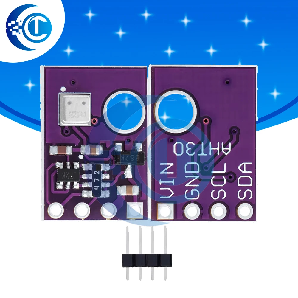 AHT30 Temperature Humidity Sensor Module Temperature And Humidity Probe I2C Digital Signal High Precision For Arduino
