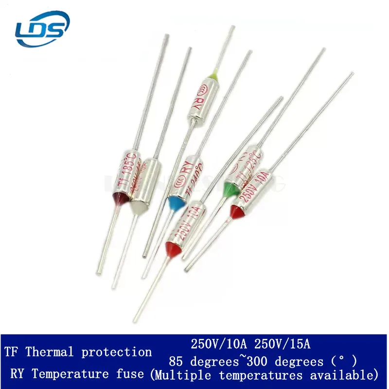 5pcs TF Thermal protection RY-142 172 185 192 216 degrees 10A250V Rice cooker Temperature fuse 15A