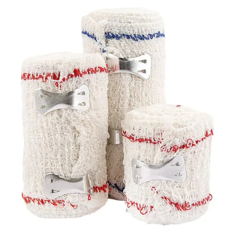 1 Rolle Premium-Elastikbandage mit Klettverschlüssen an beiden Enden, wiederverwendbare Bandagen für Taille, Beine, Ellenbogen und Knie. – Detail 8