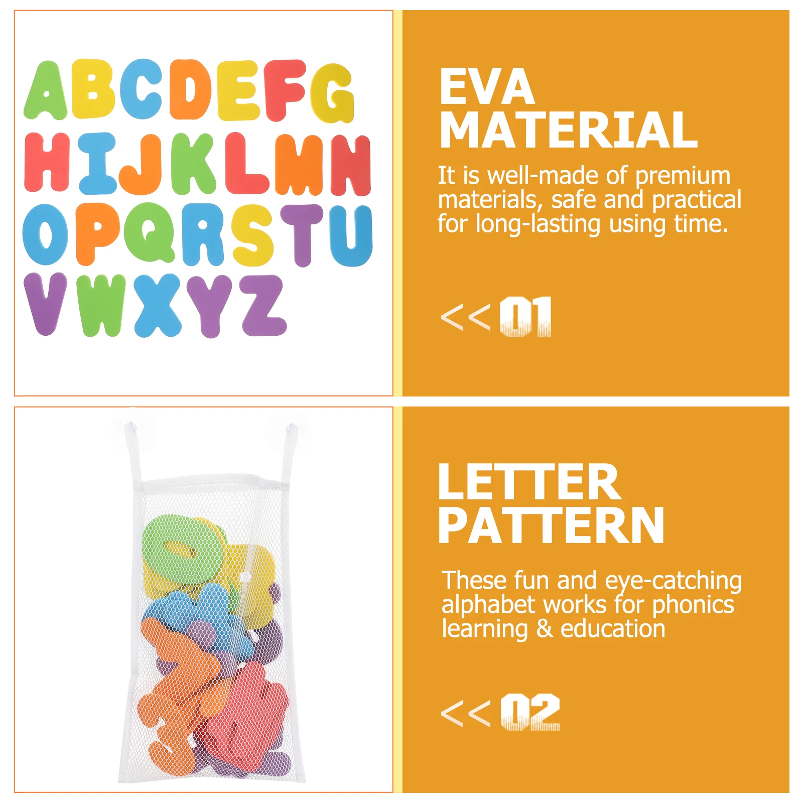 1Set Eva Alphabet Number Educational Playthings for Kids Baby Early Learning Cognitive Exercise Gift Eva Alphabet Toys