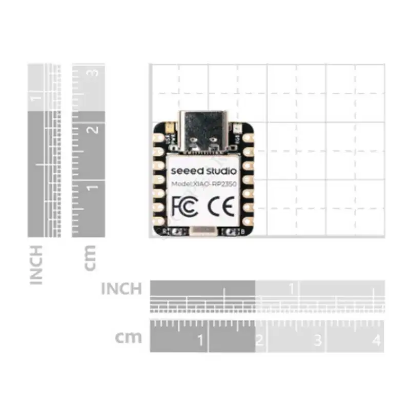 

XIAO RP2350 Raspberry Pi Pico 2 Arm Cortex-M33 and Hazard3 RISC-V RAM For Seeed Studio