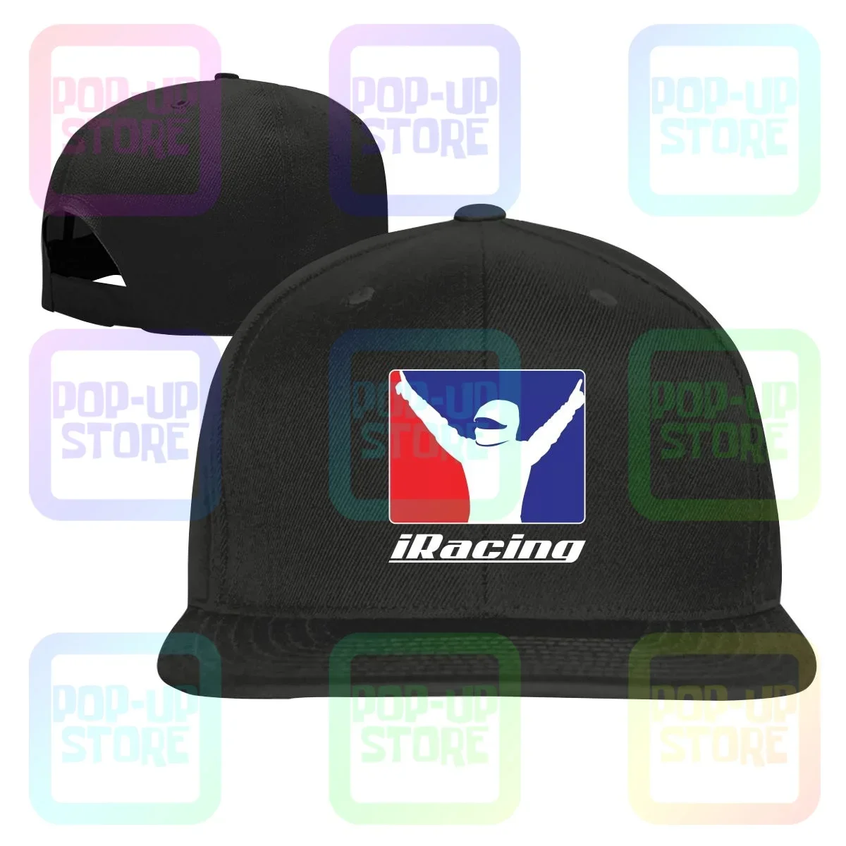 World Of Outlaws Iracing Team Fan Racing Snapback Cap Baseball Caps Sports All-Match Comfortable