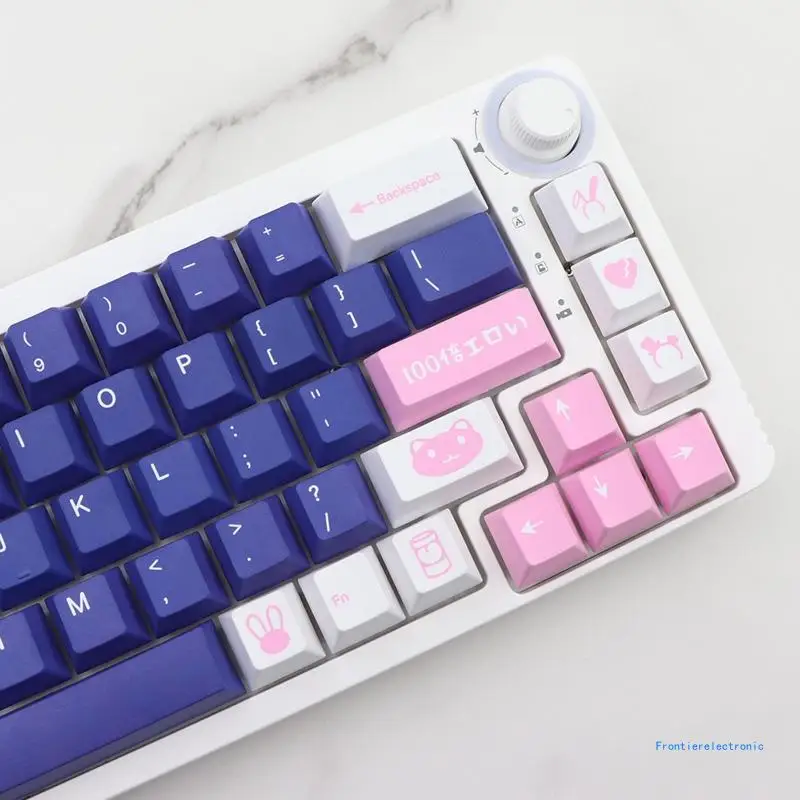 134 Keys/set Girl Theme Japanese /English PBT Dye Subbed Cherry Keycap For MX Mechanical Keyboard DropShipping