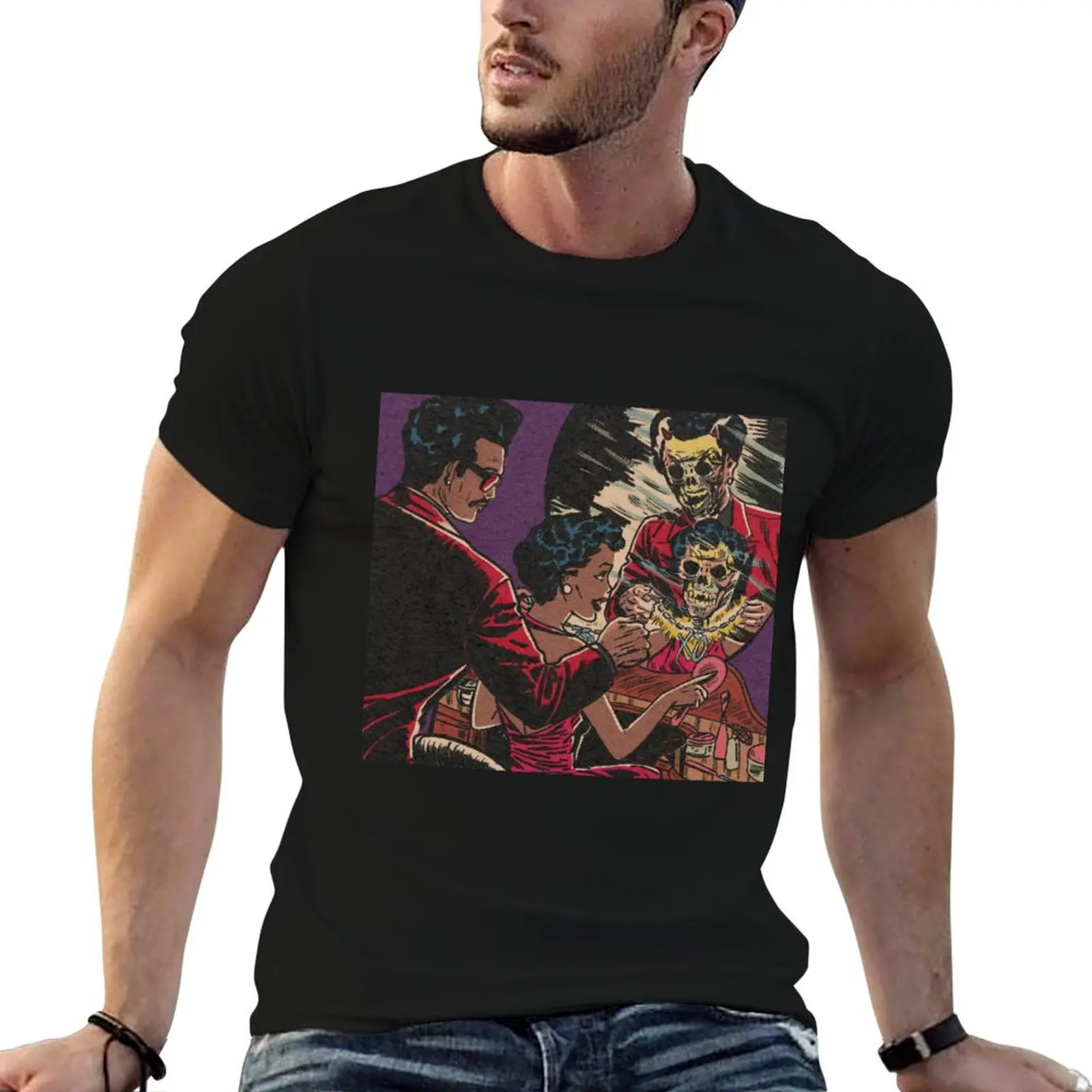 Sweet Devil T-Shirt Lightweight Basic Short Sleeve Shirt