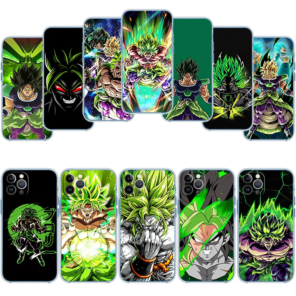 Dragon Ball BROLY Transparent Phone Case for Motorola G40 G04 G05 One Ace Action  Fusion Plus Hyper Macro Vision Zoom view 2