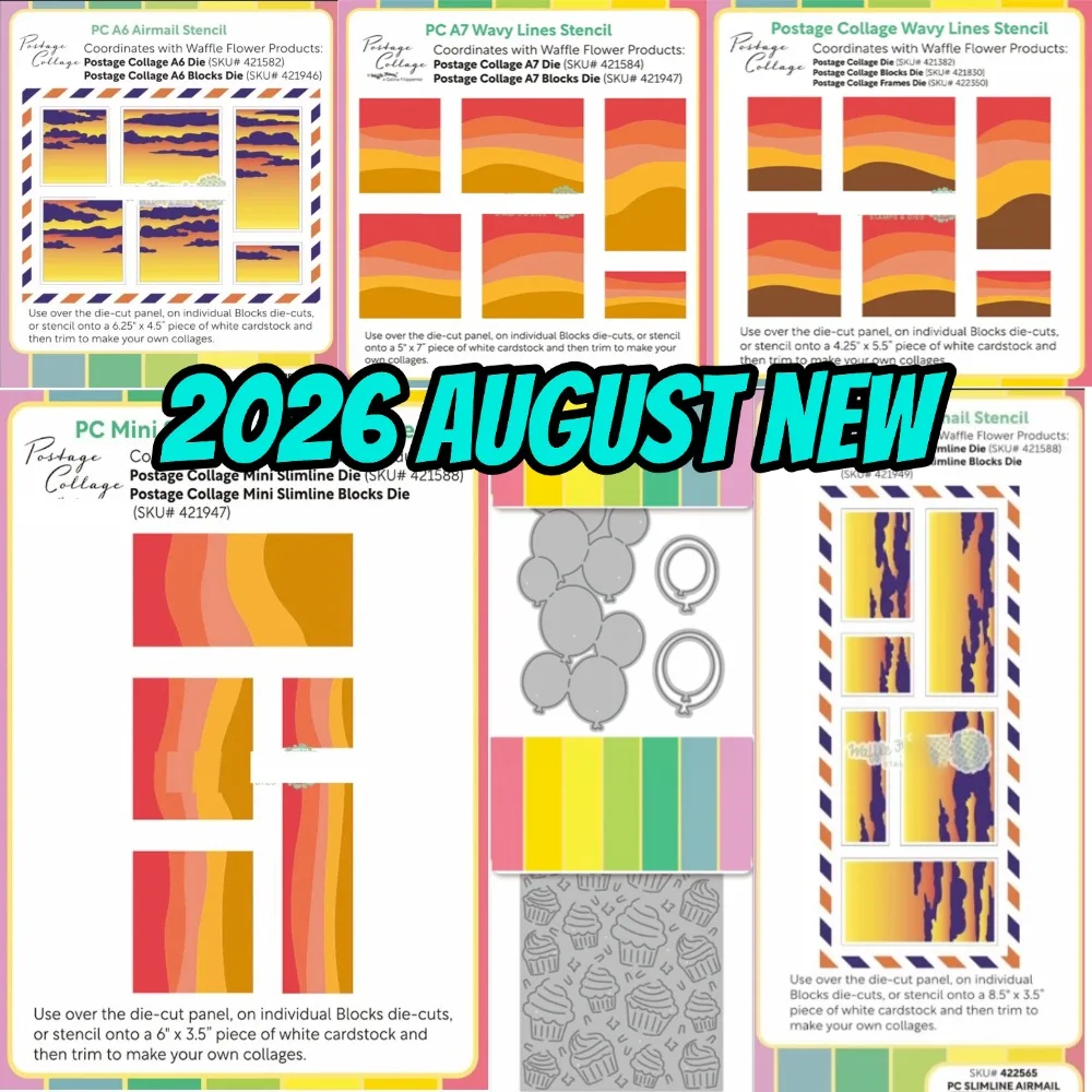 Metall-Stanzformen Scrapbook-Tagebuch-Dekoration Schablone Prägevorlage DIY Grußkarte Handgemacht 2026 Neu