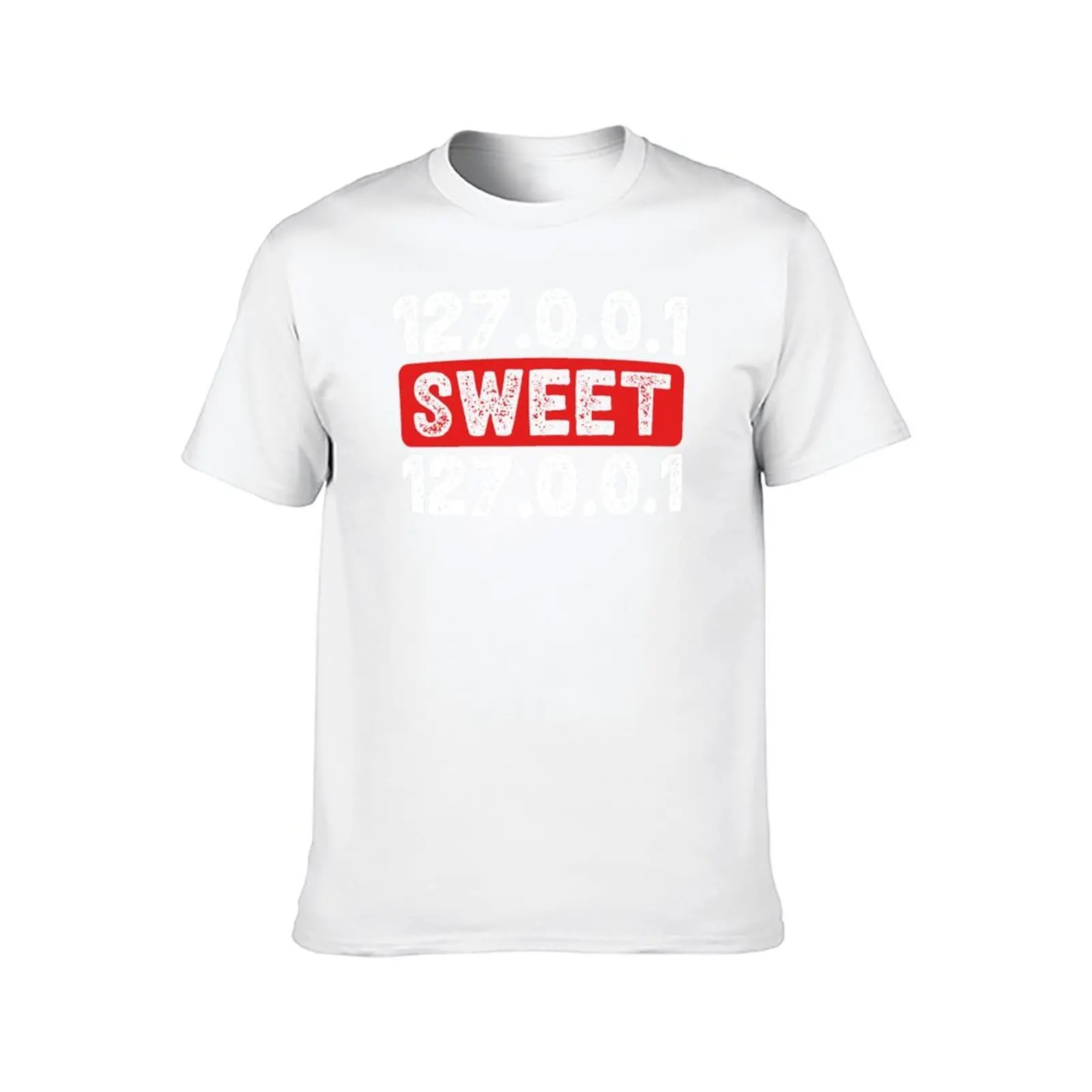 127.0.0.1 الحلو مضحك عنوان IP تي شيرت رجل تي شيرت عالية الجودة الفاخرة العلامة التجارية مضحك تي شيرت رجل تي شيرت