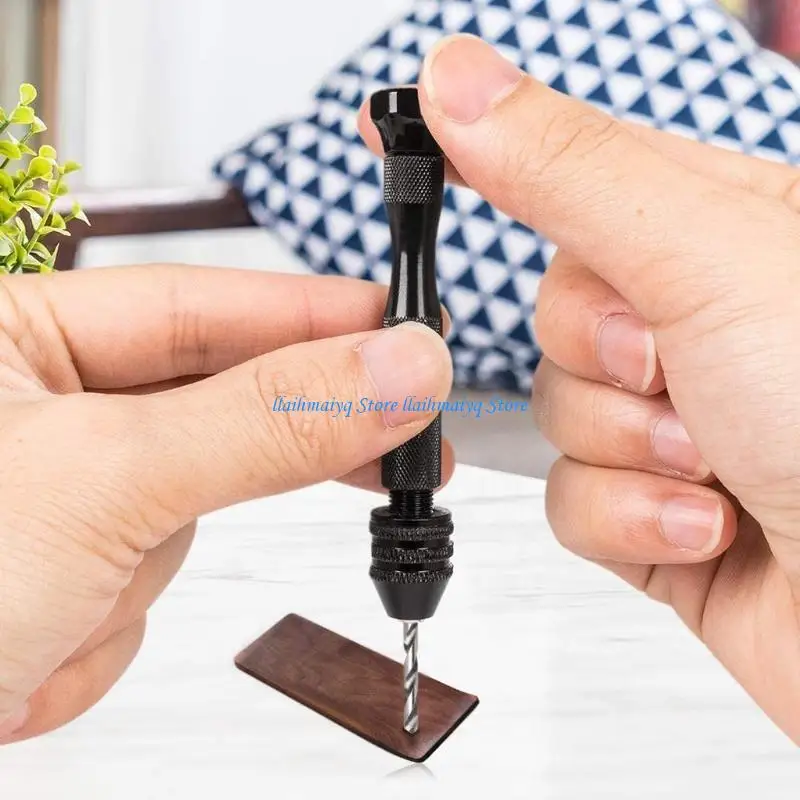 573B 26Pcs Hand Drill Bits Set Pin Vise Woodworking Hand Mini Drill for Model Resin Jewelry Hole Maker Puncher Jewelry Tools