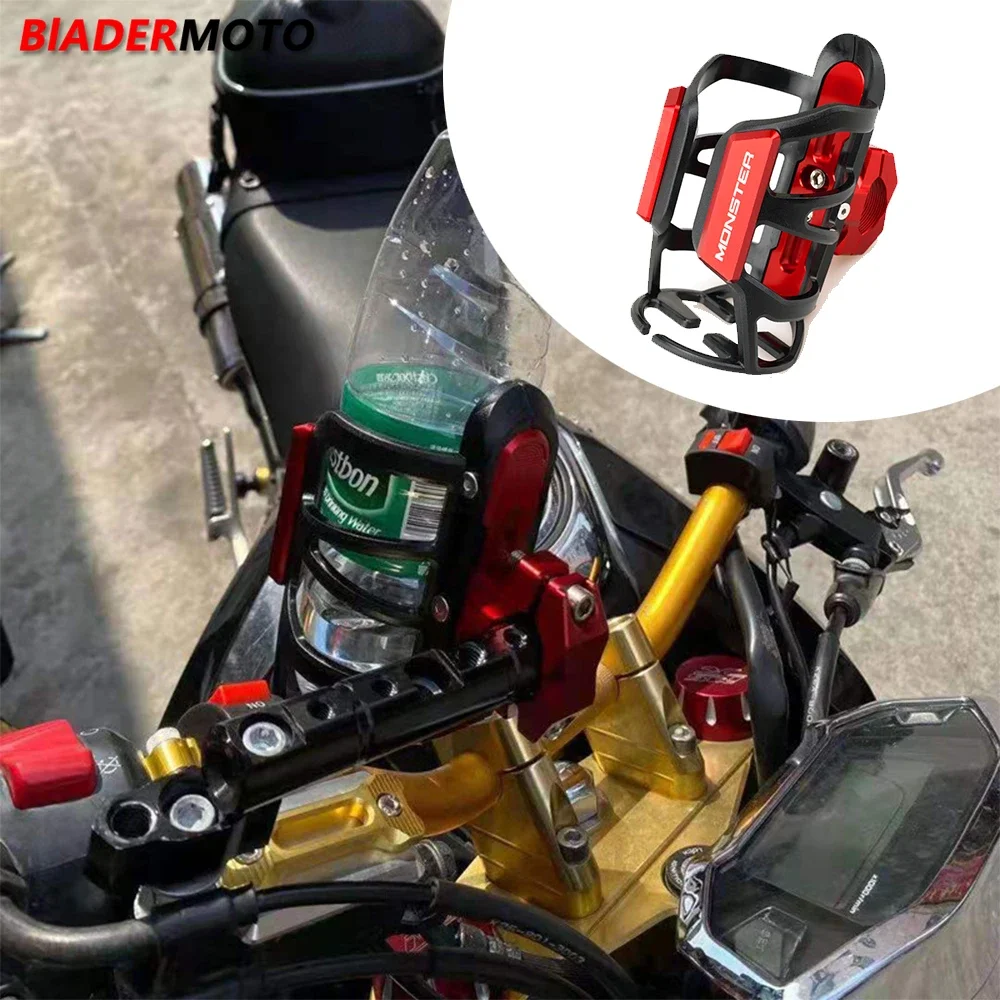 

For Ducati Monster 1000 S2R 800 S4R 1100S 1200 S R 400 600 620 695 696 750 795 796 797 800 821 900 Water Bottle Drink Cup Holder