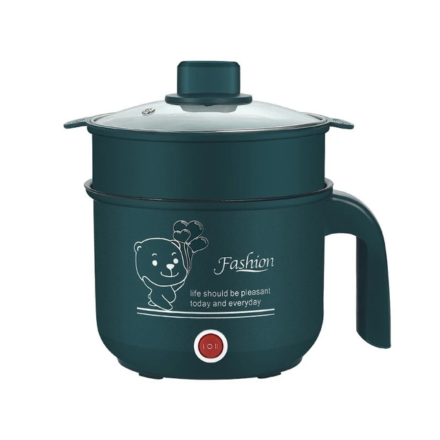 Electric Cooking Machine Household For 1 2 People Hot Pot Single Double Layer Mini Electric Rice Cooker Non stick Frying Pan AliExpress