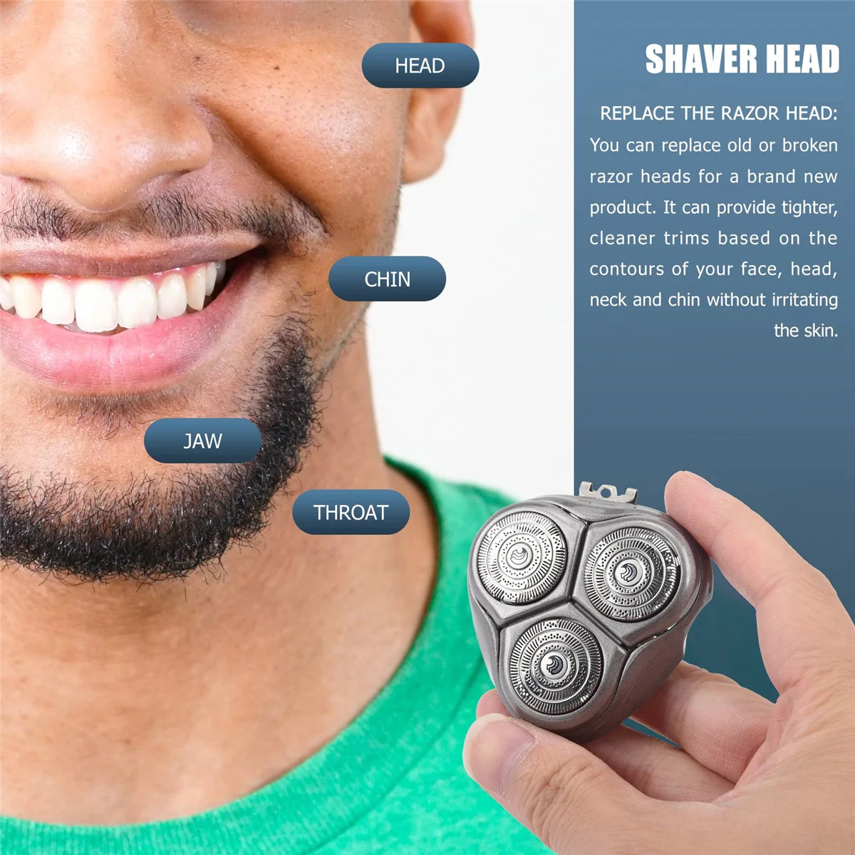 1 pz HQ9 testina di ricambio lama di rasoio per Philips Shaver HQ8200 HQ8240 HQ8241 HQ8250 HQ8260 HQ8261 HQ8270CC HQ8290 HQ9